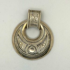 Artisan Large Silver pendant